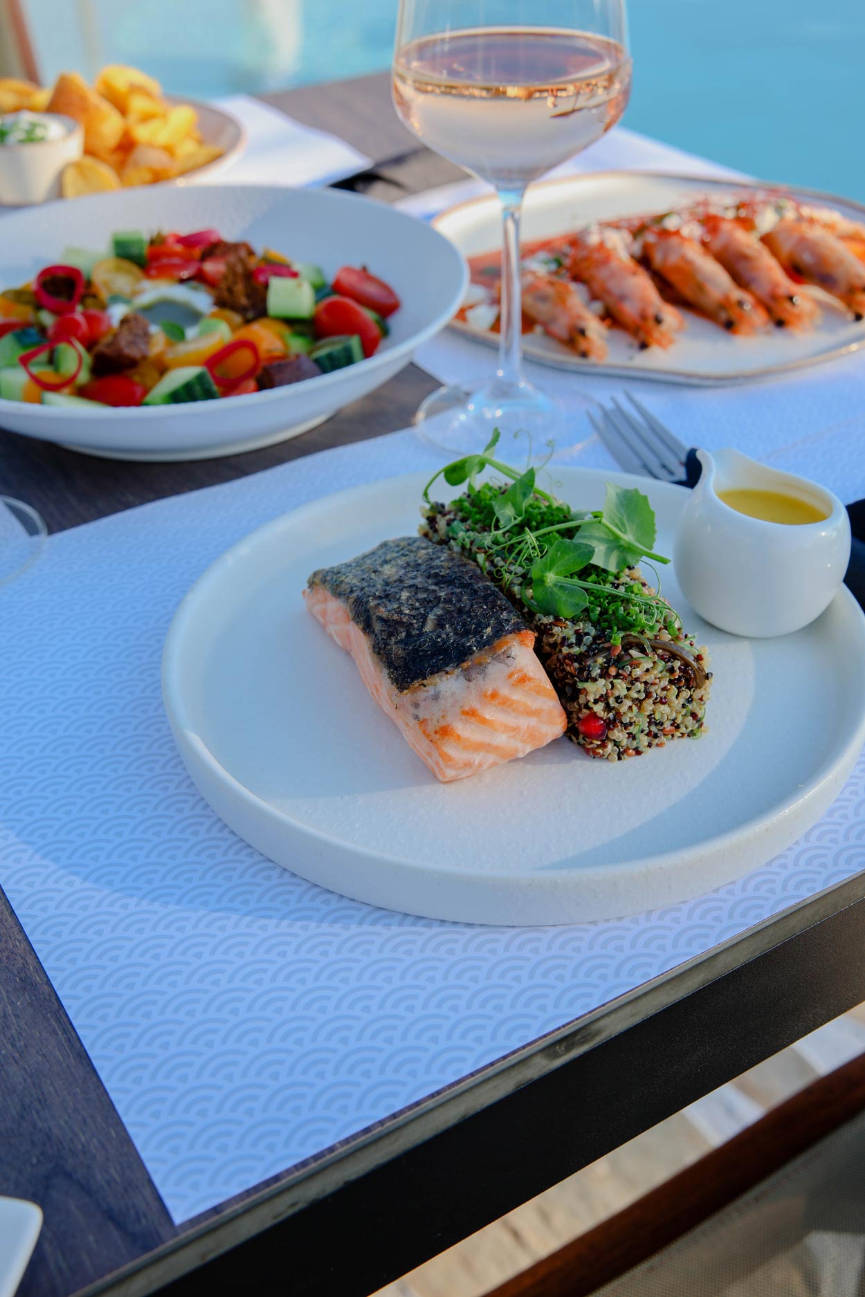Gourmet restaurant in a luxury hotel in Naxos